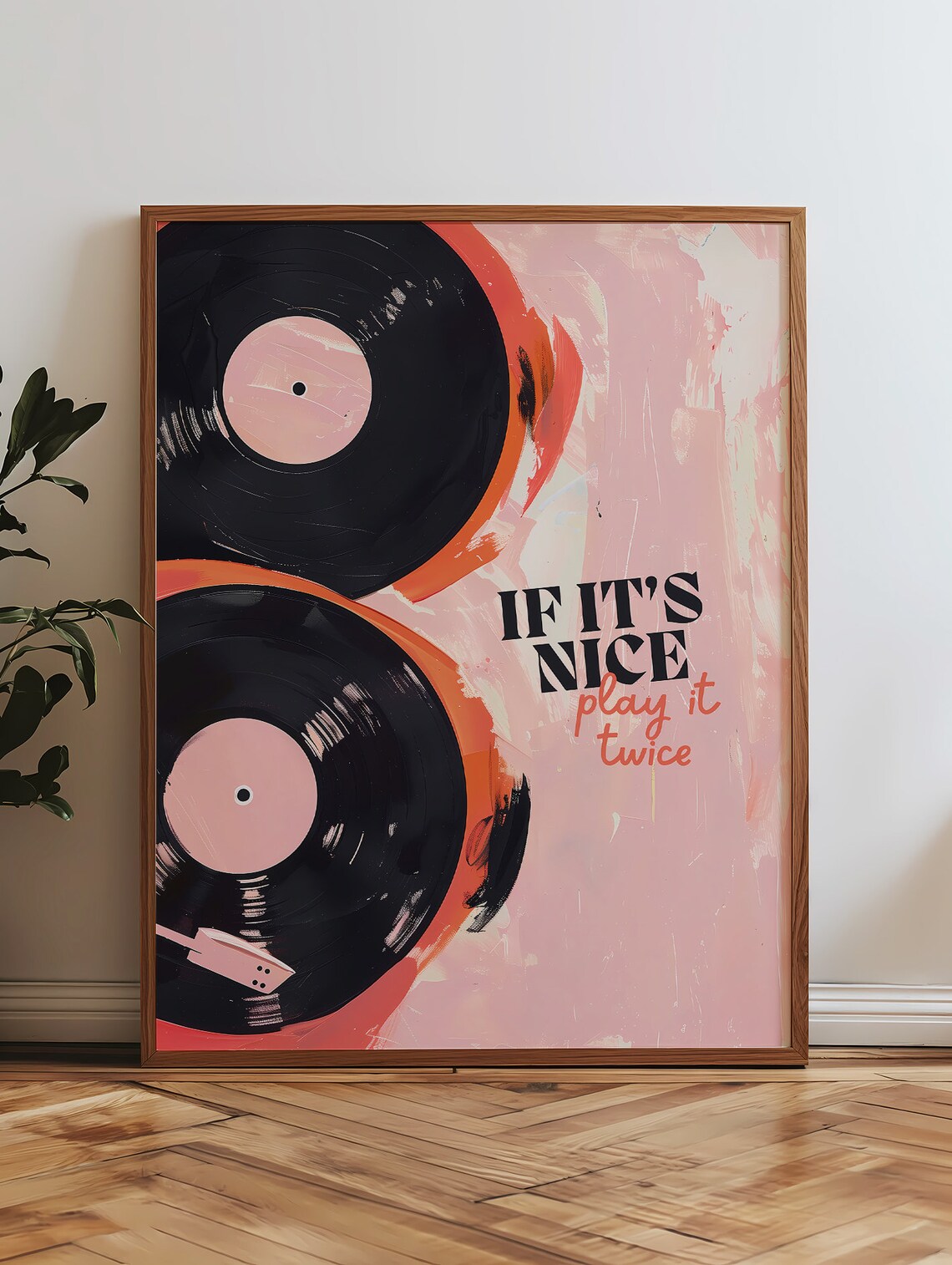 Vintage Record If Its Nice Play It Twice Art Print - Image 3
