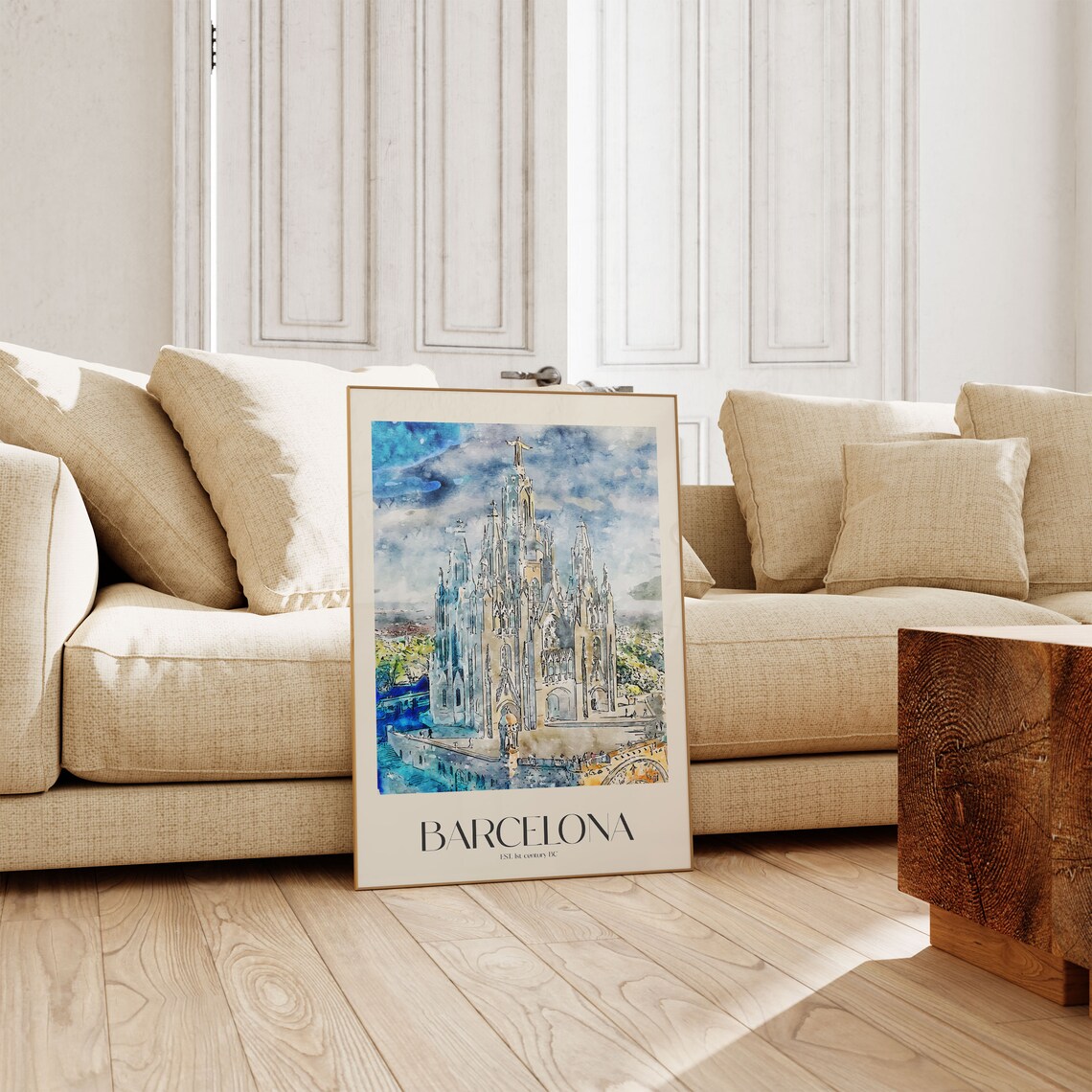 Travel Barcelona Travel Poster, Spain Catalonia - Image 4