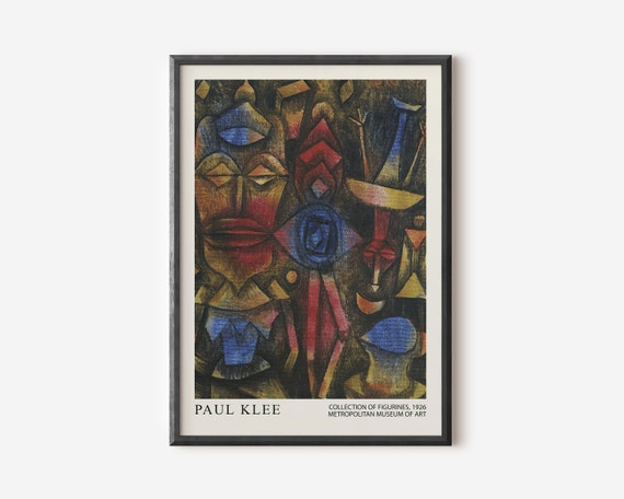 Paul Klee Abstract Art Print, Modern Exhibition Poster