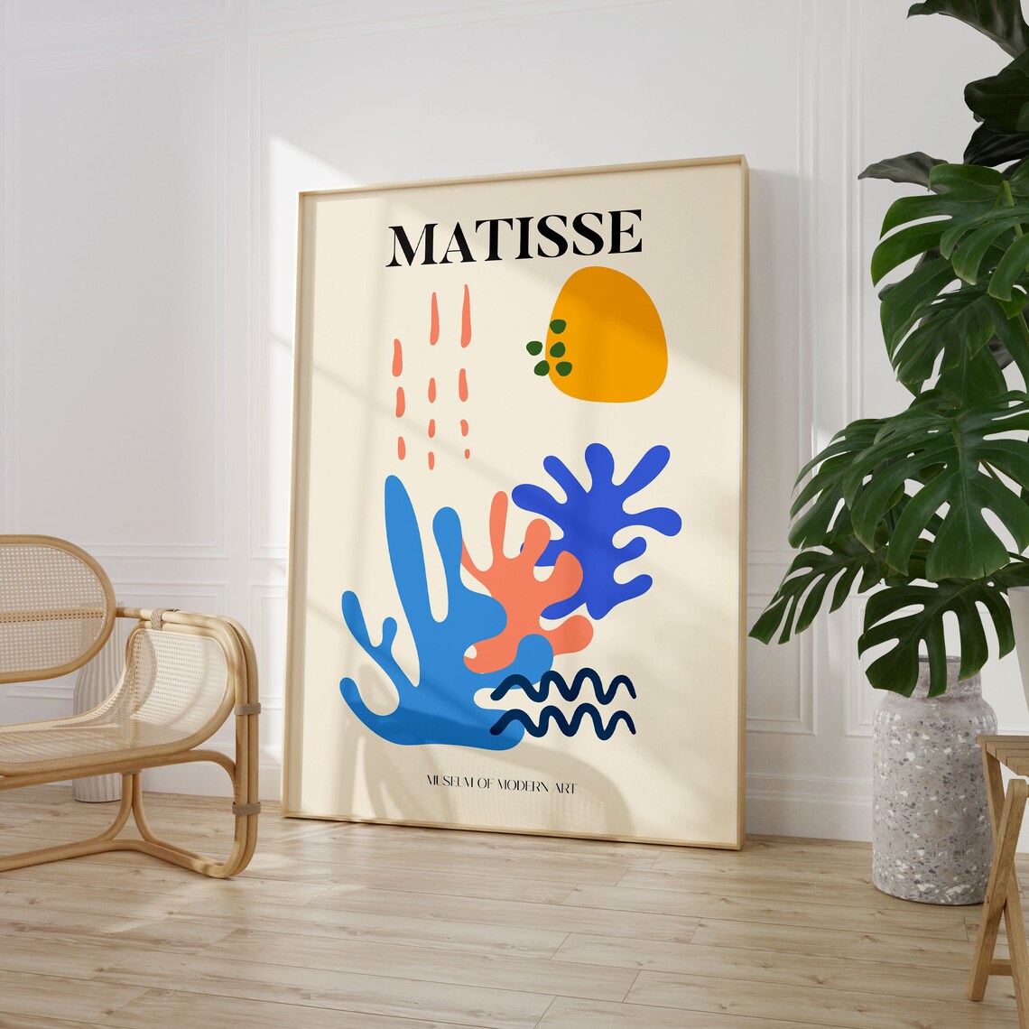 Henri Matisse Exhibition Poster, Boho Floral Garden Scenery - Image 2