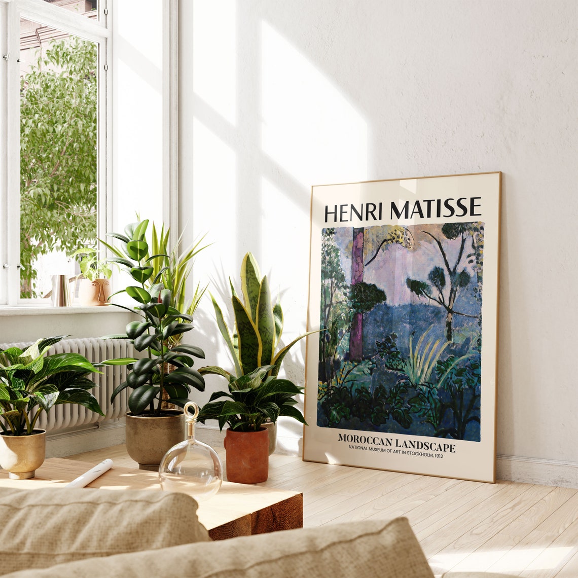 Henry Matisse Exhibition Poster Famous Gallery Wall Art Print Painting Art Print Floral Wall Print Garden Scenery Nature Living Room Art - Image 2