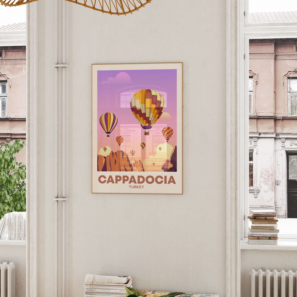 Cappadocia Turkey Travel Poster, Nature Wall Hanging - Image 2