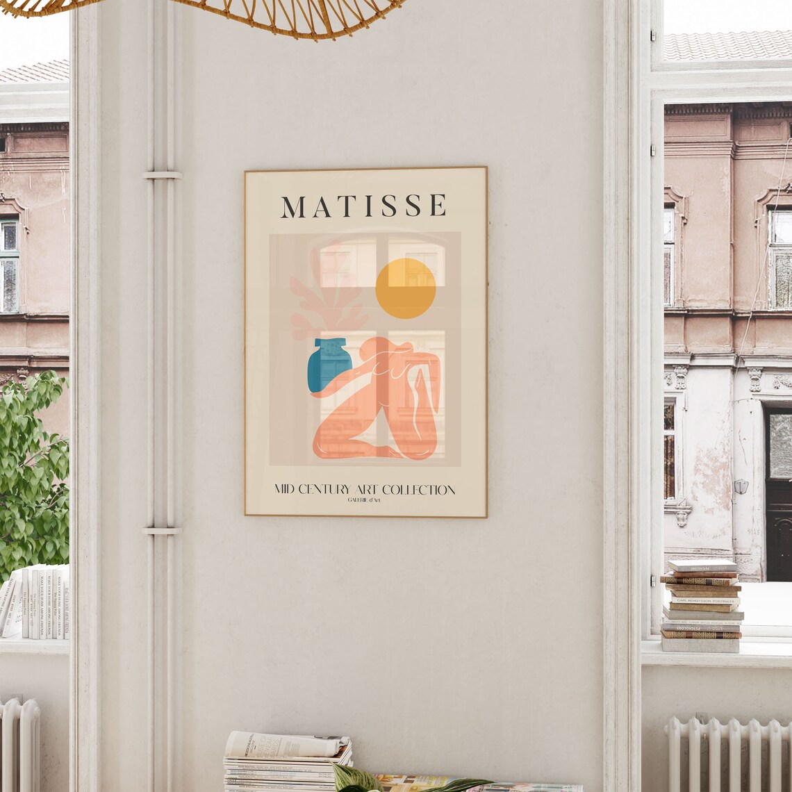 Henri Matisse Exhibition Poster, Scandinavian Boho Design - Image 4