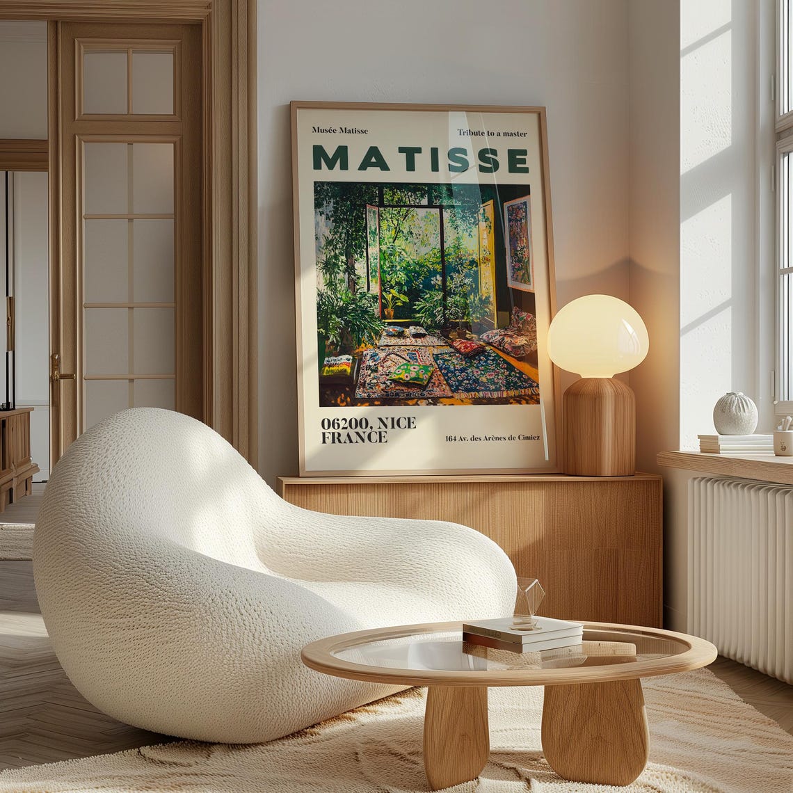 Henri Matisse Exhibition Poster Famous Gallery Wall Art Print Painting Art Print Beige Wall Print Garden Scenery Nature Living Room Art - Image 4