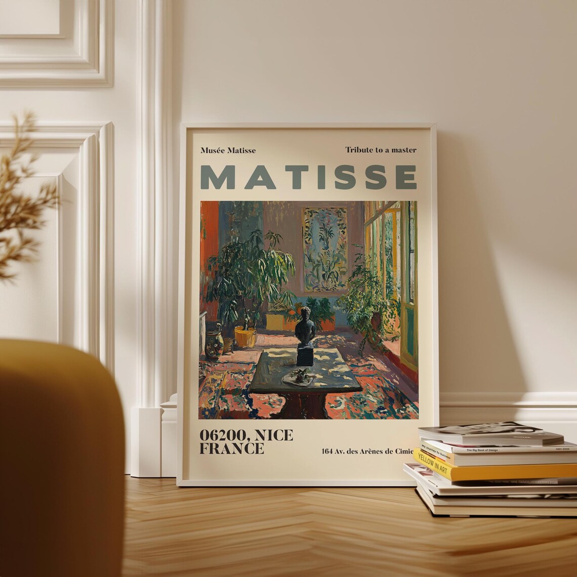 Henry Matisse Exhibition Poster, Garden Scenery Art Print