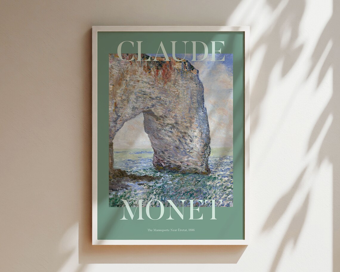 Claude Monet Landscape, Modern Impressionism Art Print - Image 4