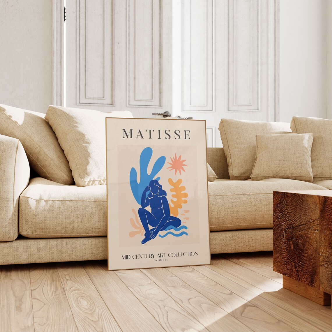 Henri Matisse Exhibition Poster, Scandinavian Design - Image 3
