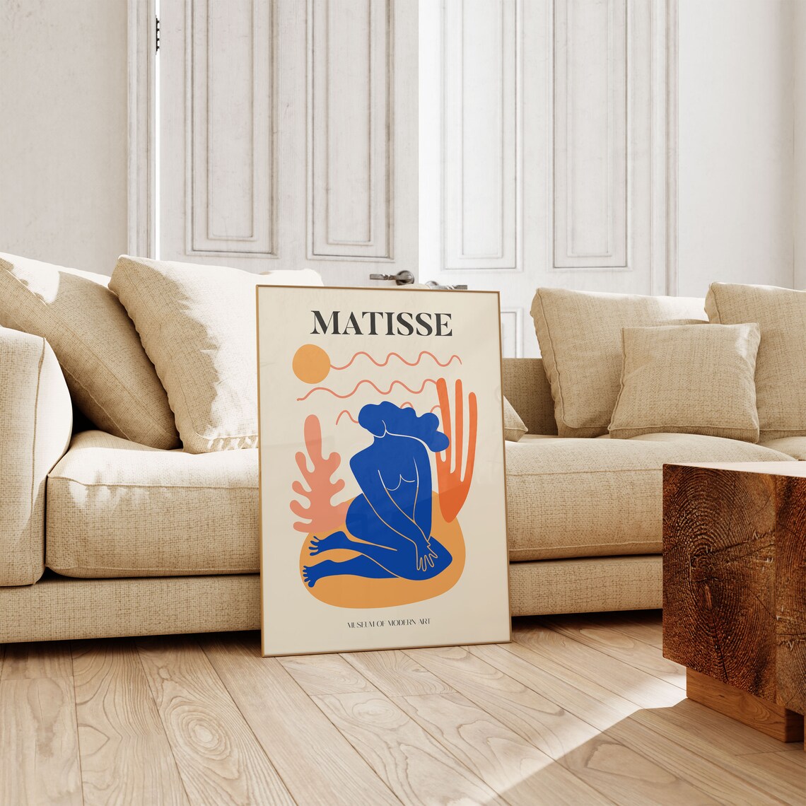 Henri Matisse Exhibition Poster, Boho Floral Garden - Image 3