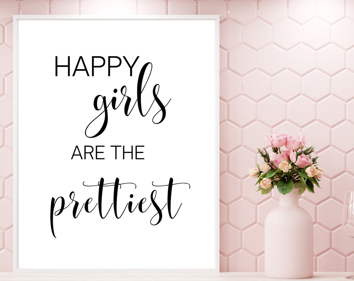 Teenage Girl Room Prints Preteen Room Wall Art Girls Bedroom Poster Preppy Wall Art Instant - Image 3