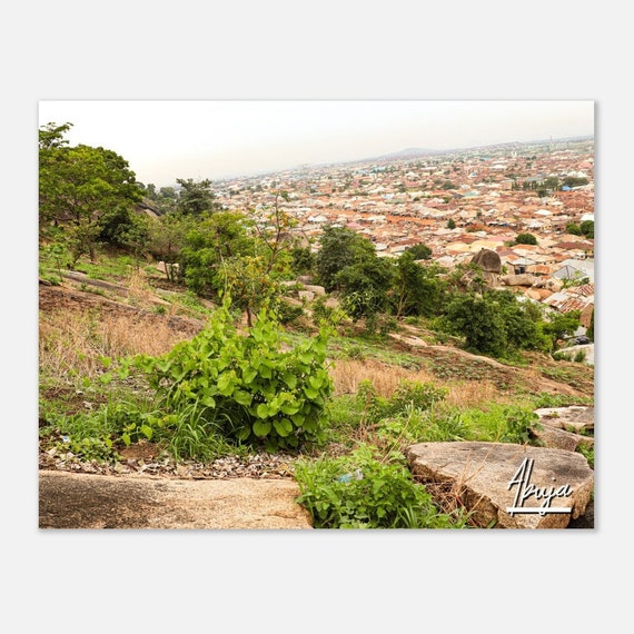 Abuja Nigeria Poster Print African Cityscape Wall Art