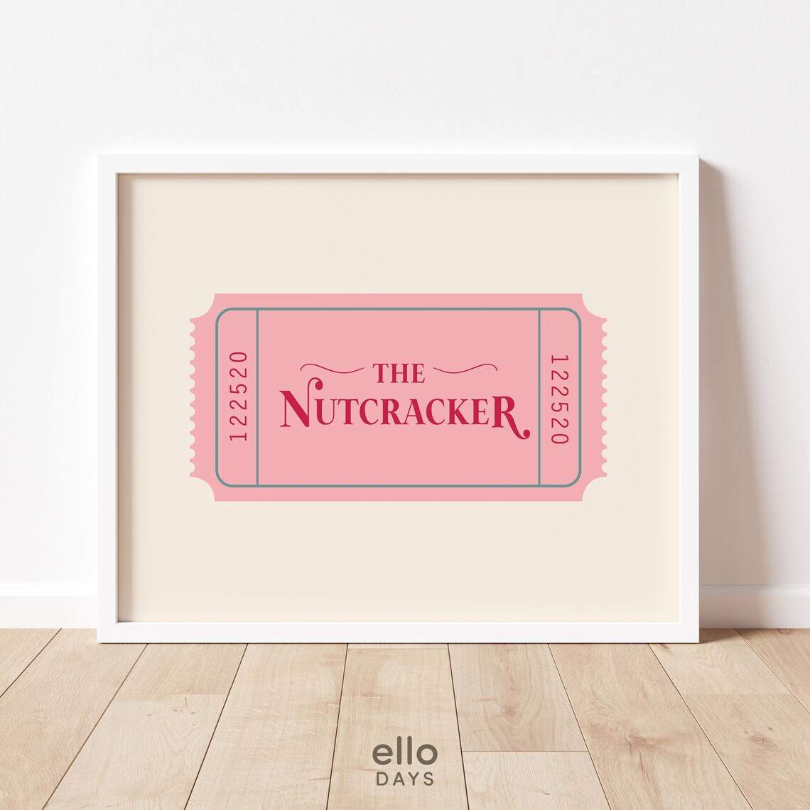 Nutcracker Christmas Poster, Holiday Aesthetic Decor - Image 3