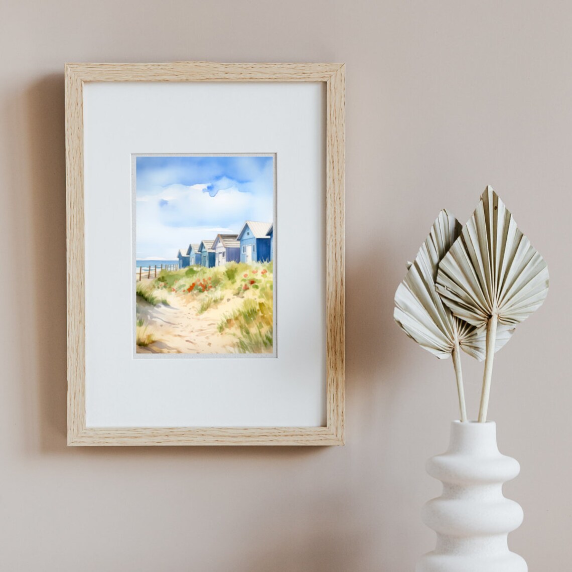 Texel Island Watercolor Travel Poster, Netherlands - Image 2