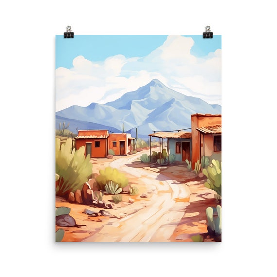 Jujuy Watercolor Print Argentina Travel Gift Mountain Landscape Decor Andes Mountains Art Argentine Poster South America