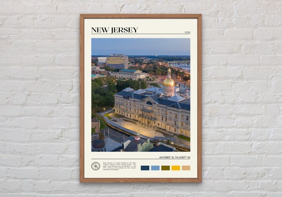 Real Photo New Jersey Print New Jersey Art New Jersey Poster New Jersey Photo New Jersey Poster Print New Jersey Decor Usa