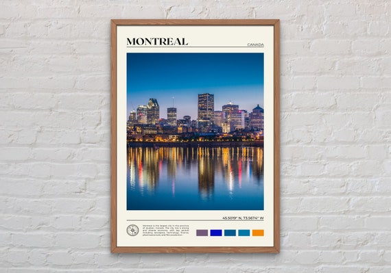 Montreal Travel Photo, Canada Wall Art Print