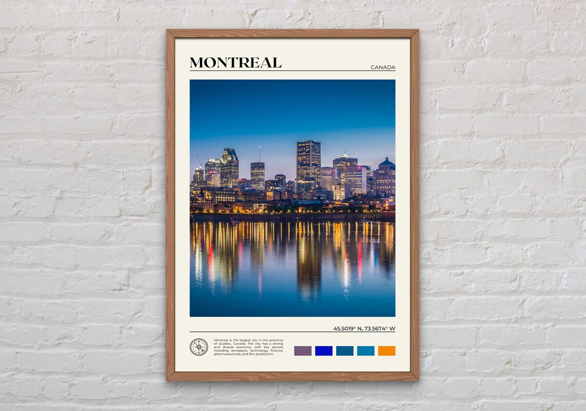 Montreal Travel Photo, Canada Wall Art Print