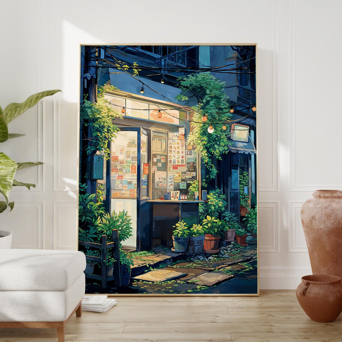 Lofi Poster, Aesthetic Room Decor Art Print - Image 2