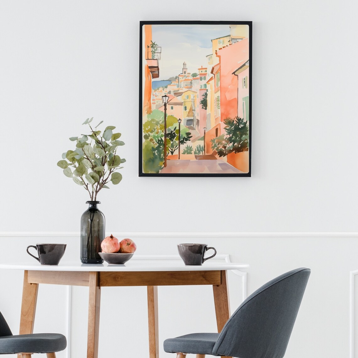 Nice France Travel Poster, French Riviera Painting - Image 3