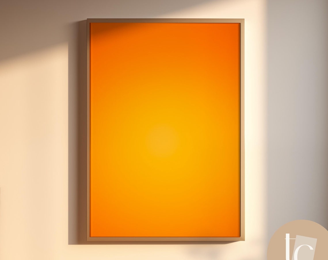Gradient Wall Art Aura Poster Affirmation Canvas Print Room Decor Angel Number Prints