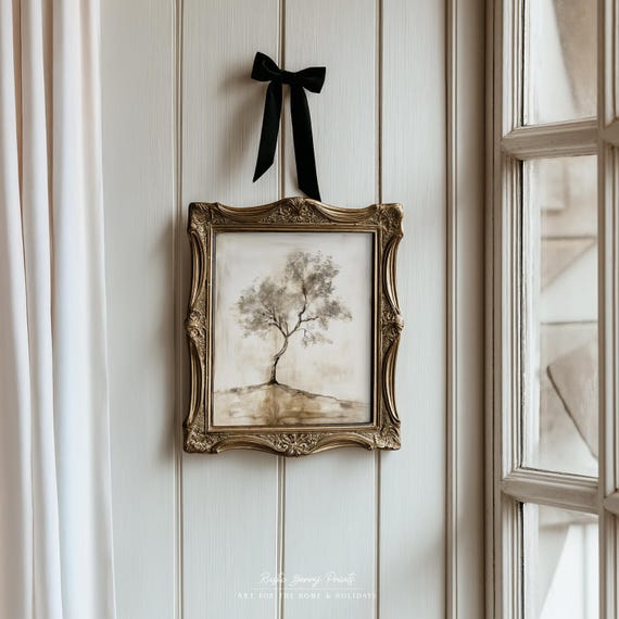 Vintage Tree Art Print Wall Art Wall Decor Living Room Wall Art Wall Art