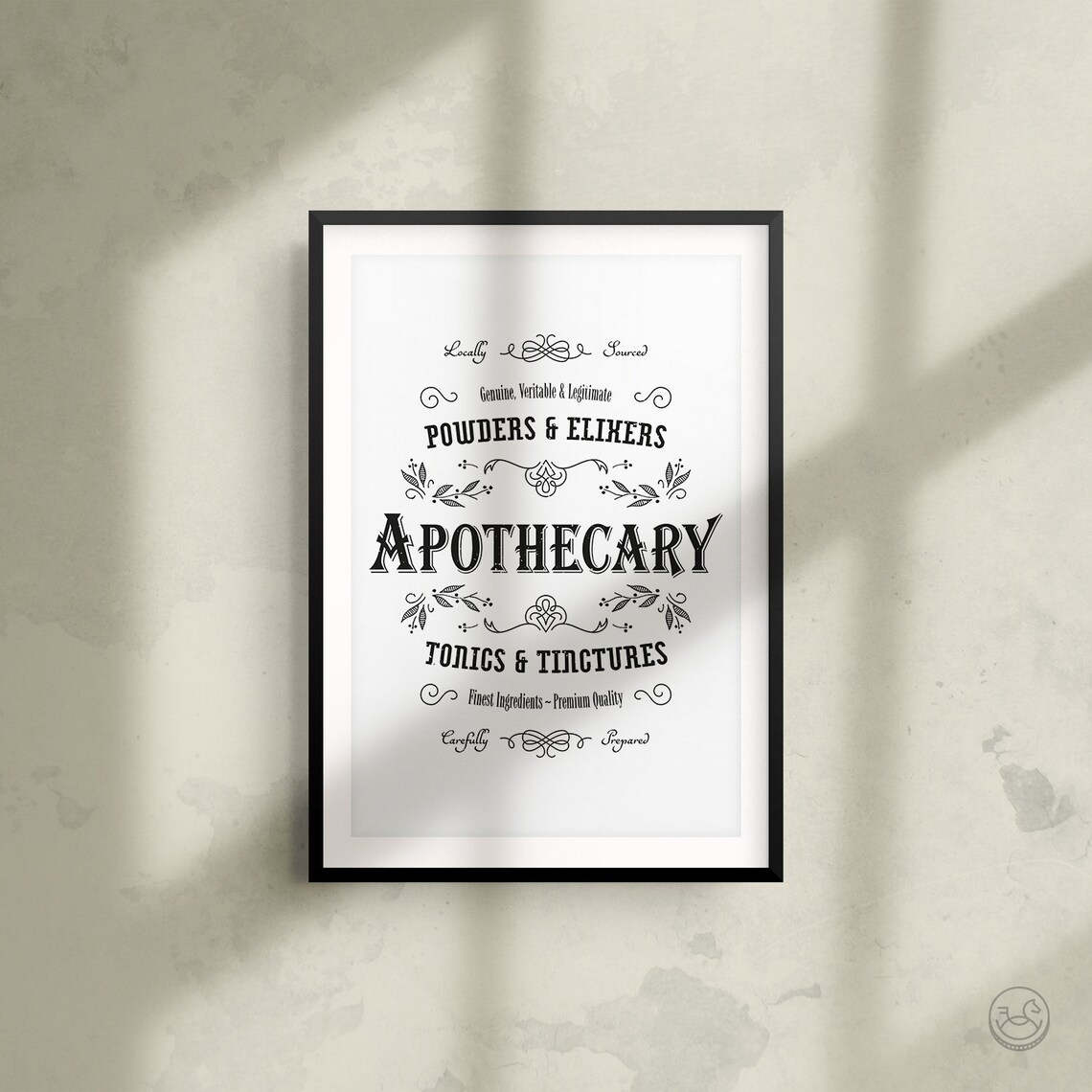 Vintage Bathroom Apothecary Sign Art Print - Image 3