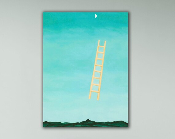 Georgia Okeeffe Ladder To The Moon Poster