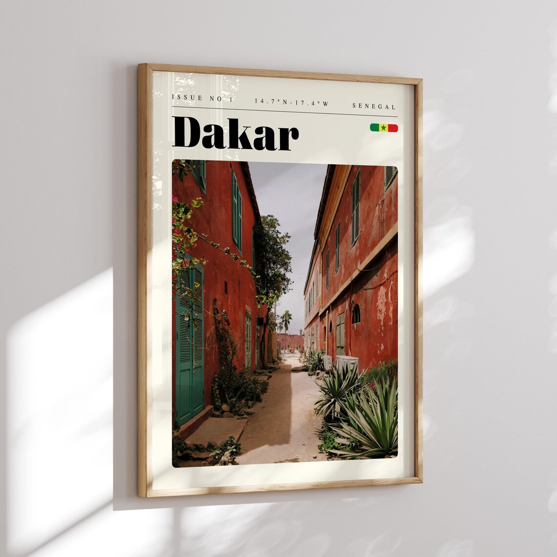 Dakar Travel Poster Senegal Print Modern Wall Art Wall Decor Vintage Cities Art - Image 2