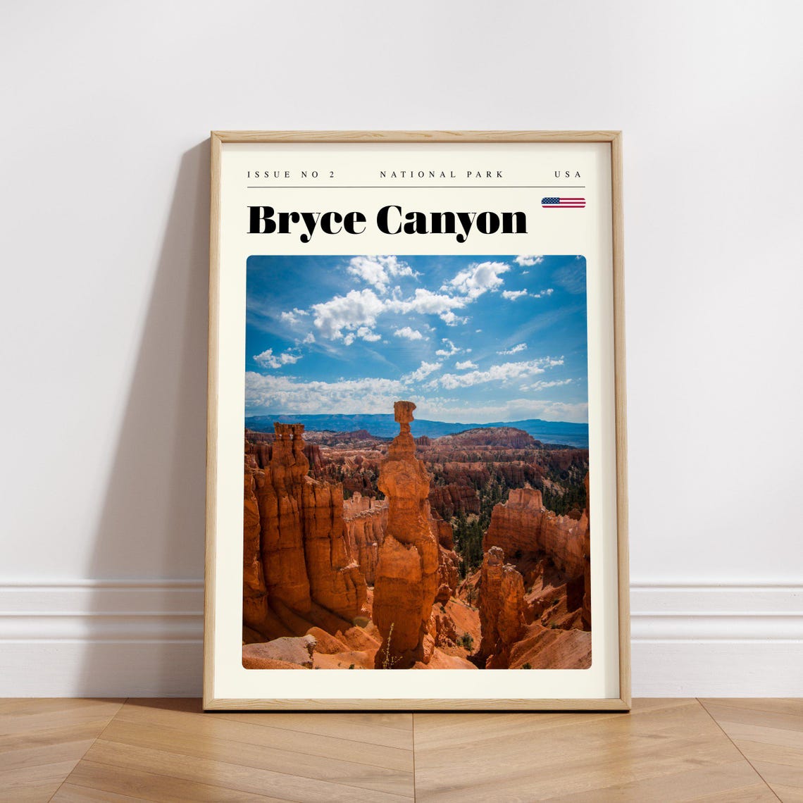 Bryce Canyon Utah Red Rock Hoodoos National Park Travel Poster - Image 3