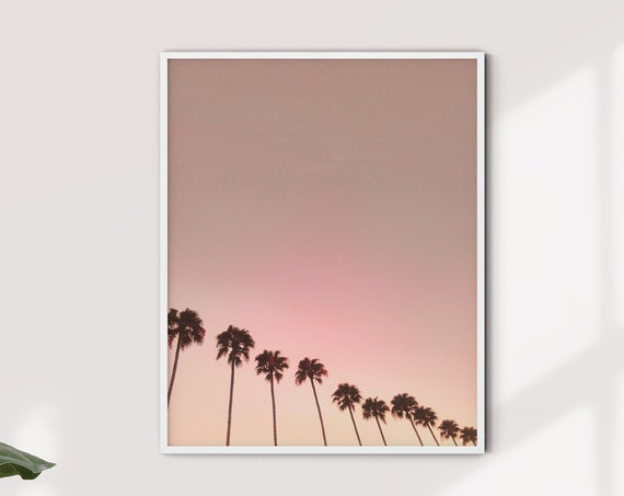 Palm Tree Print Palm Tree Photography Palm Tree Poster Palm Tree Wall Art California Wall Art Wall Art Home Decor Nature Photography