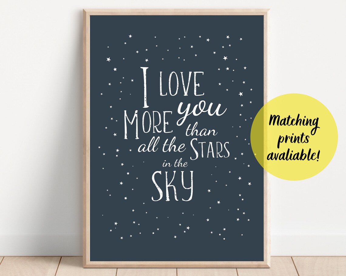Space Themed Nursery, Outer Space Room Decor Print