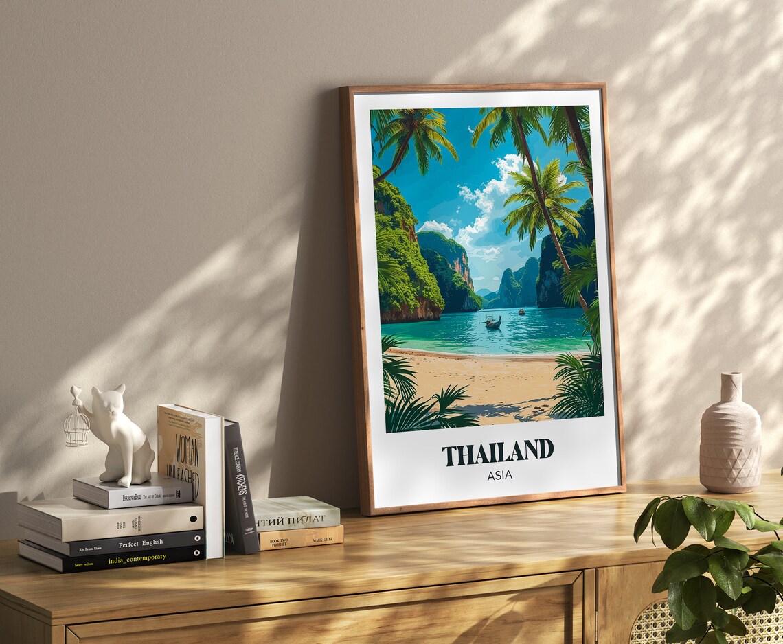 Thailand Travel Poster, Koh Lanta and Koh Phi Phi - Image 4