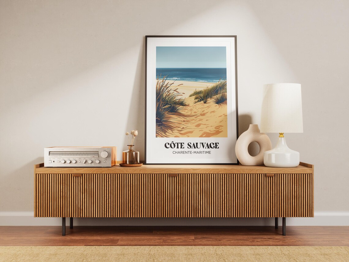 Cote Sauvage Royan Travel Poster Print - Image 3