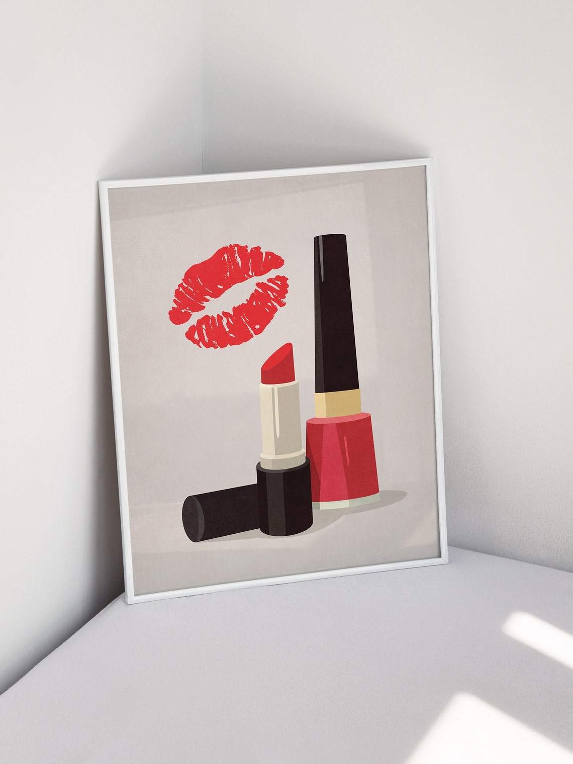 Girly Wall Art Fashion Poster Art Bathroom Wall Art Fashion Room Decor Fashion Wall Art Makeup Decor Artful Modern Feminist Art - Image 2