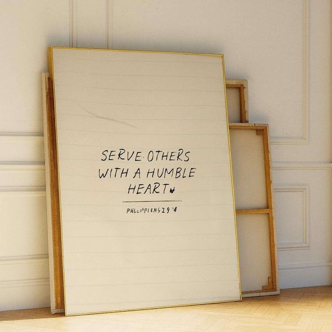 Serve Others Bible Verse Art Philippians 234 Humble Heart Christian Wall Decor