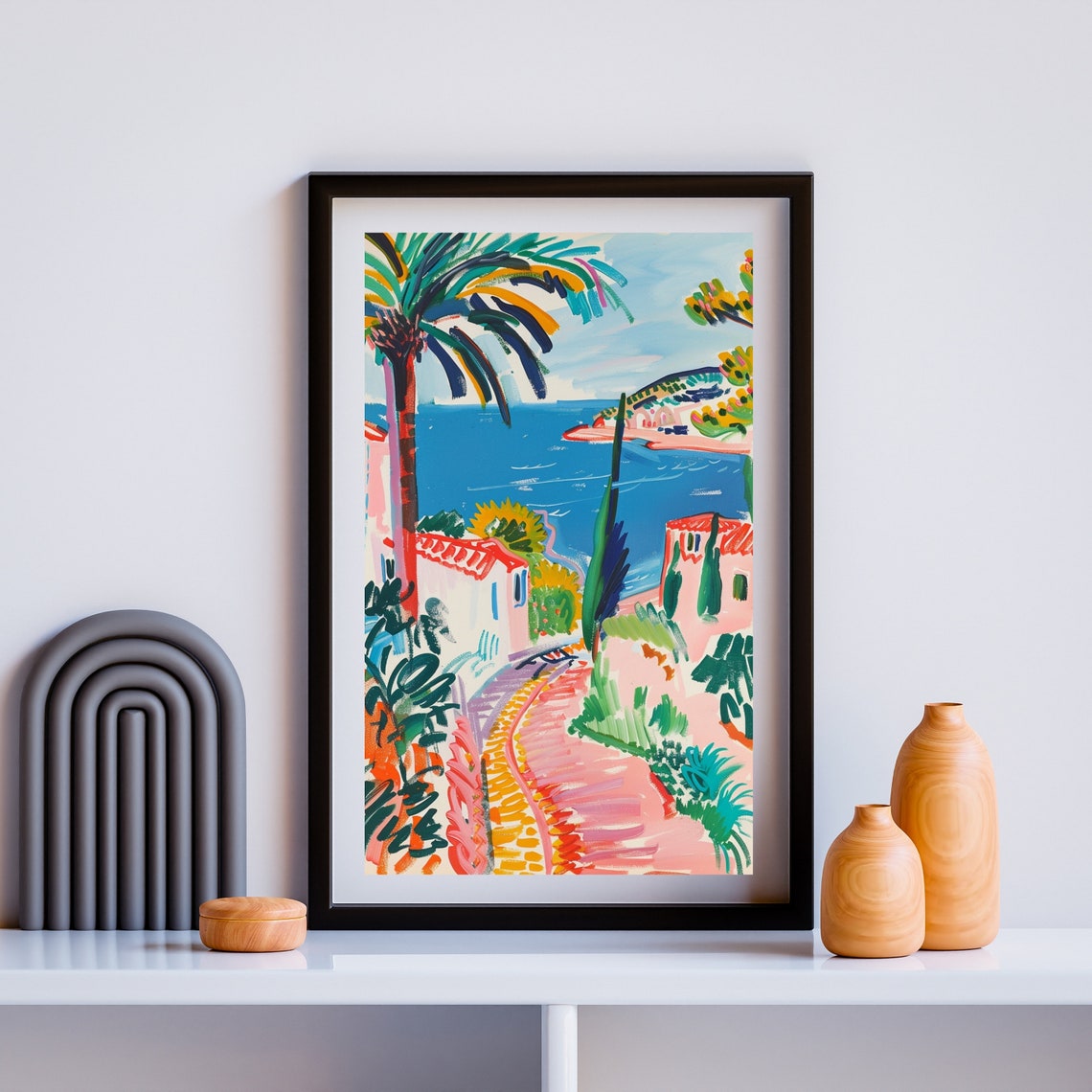 White House Landscape Wall Art Matisse Print Mid Century Decor Exhibition Landscape Art Modern Matisse Wall Decor - Image 2