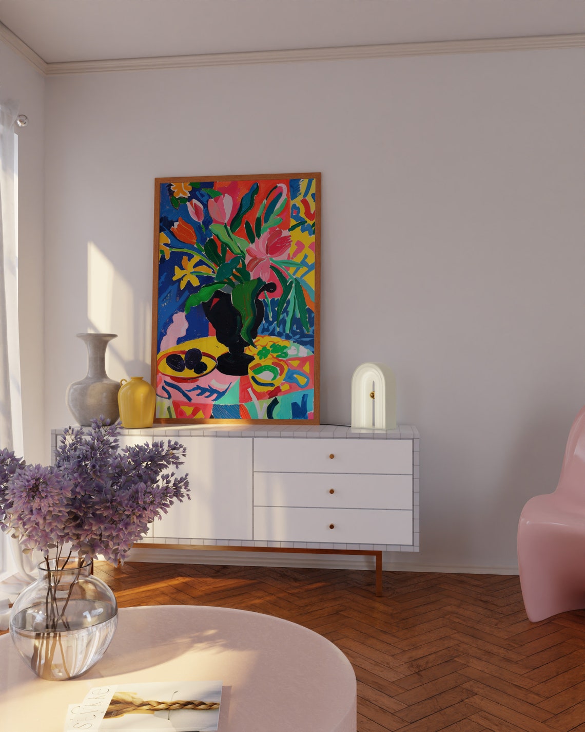Matisse Print Vase Poster Mid Century Wall Art Exhibition Decor Landscape Art Inspired By Matisse - Image 7