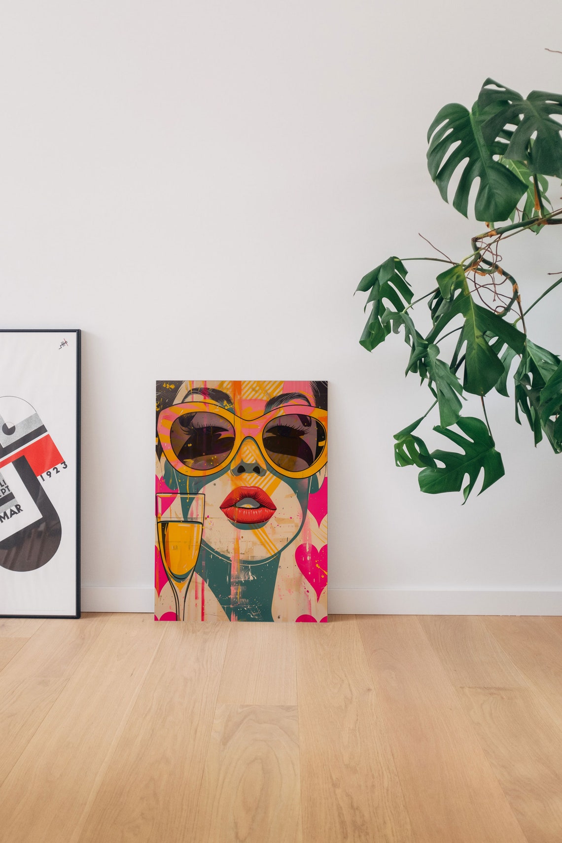 Pop Art Poster Retro Home Decor 70s Wall Art 70s Bedroom Decor Colorful Poster Bold Colors - Image 6
