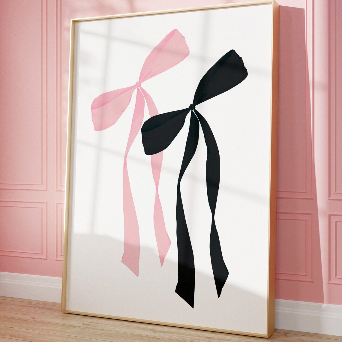 Coquette Bow Room Decor, Balletcore Art Print - Image 2