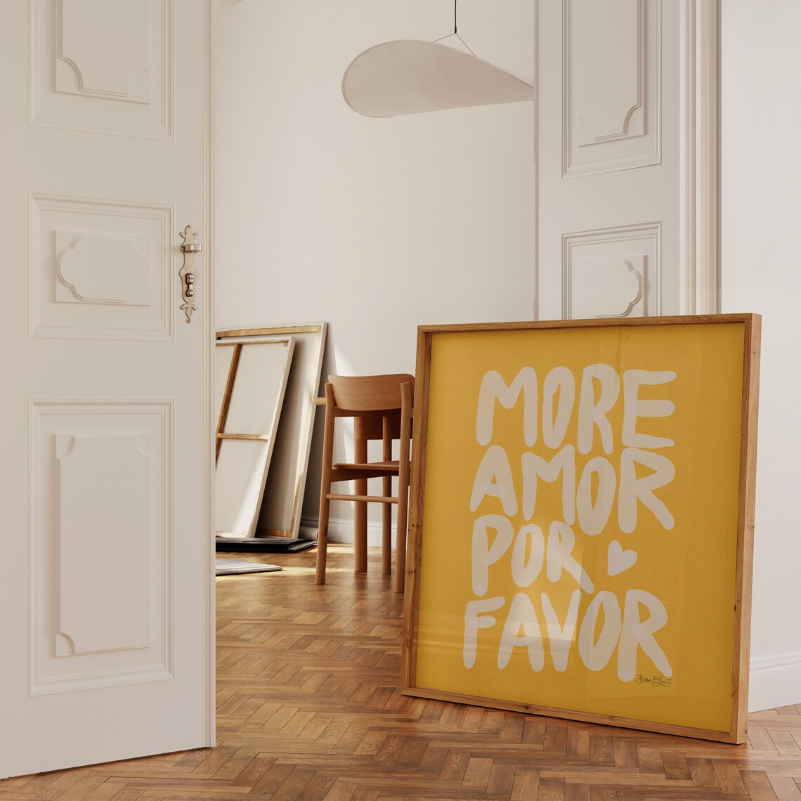 Maximalist Amor Por Favor Sunshine Wall Art Print - Image 6