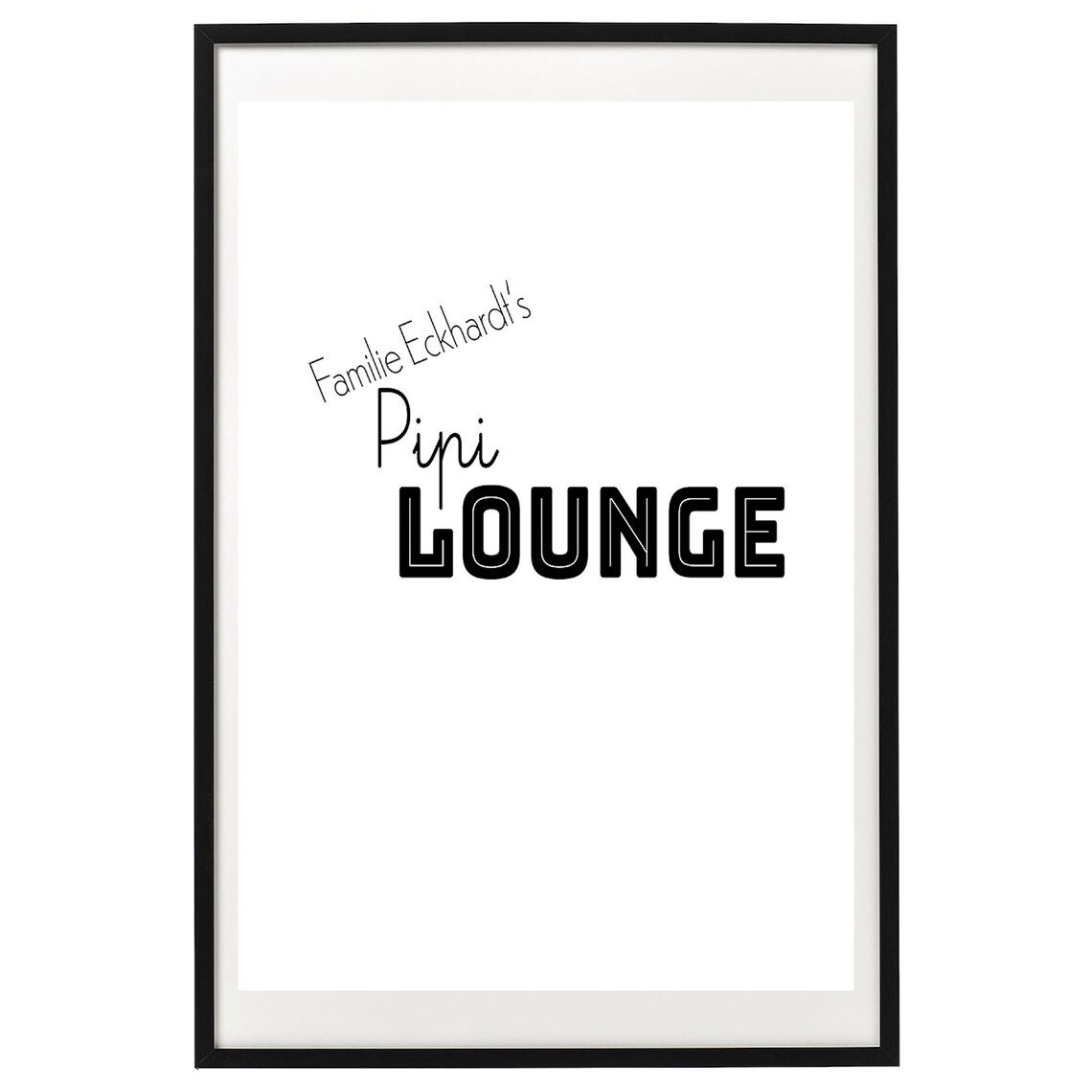 Personalized Pipi Lounge Poster for Bathroom Decor - Image 2
