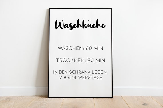 Laundry Room Funny Poster, Laundry Room Wall Art