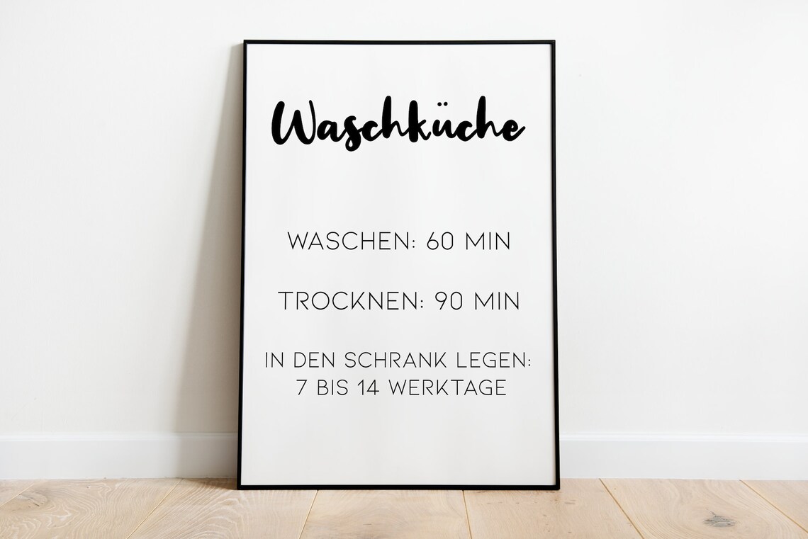 Laundry Room Funny Poster, Laundry Room Wall Art