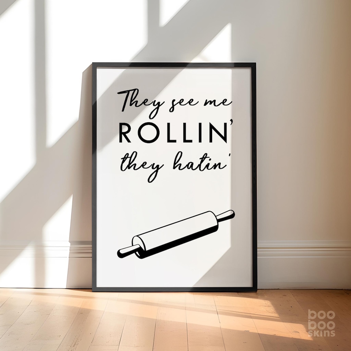They See Me Rollin Funny Kitchen Lyrics Art Print