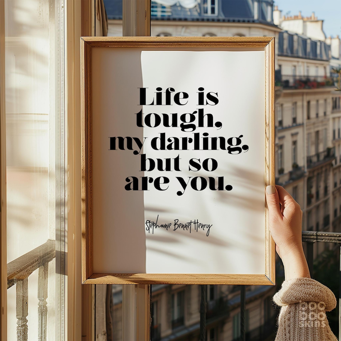 Life Is Tough But So Are You Feminist Art Print