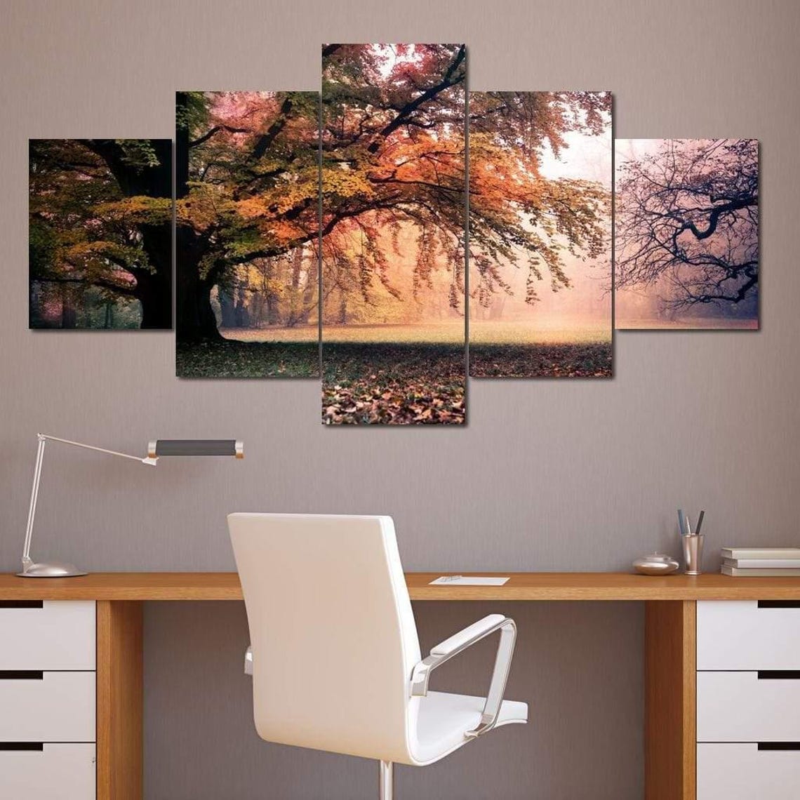 Falling Leaves Botanical Art Print - Image 3