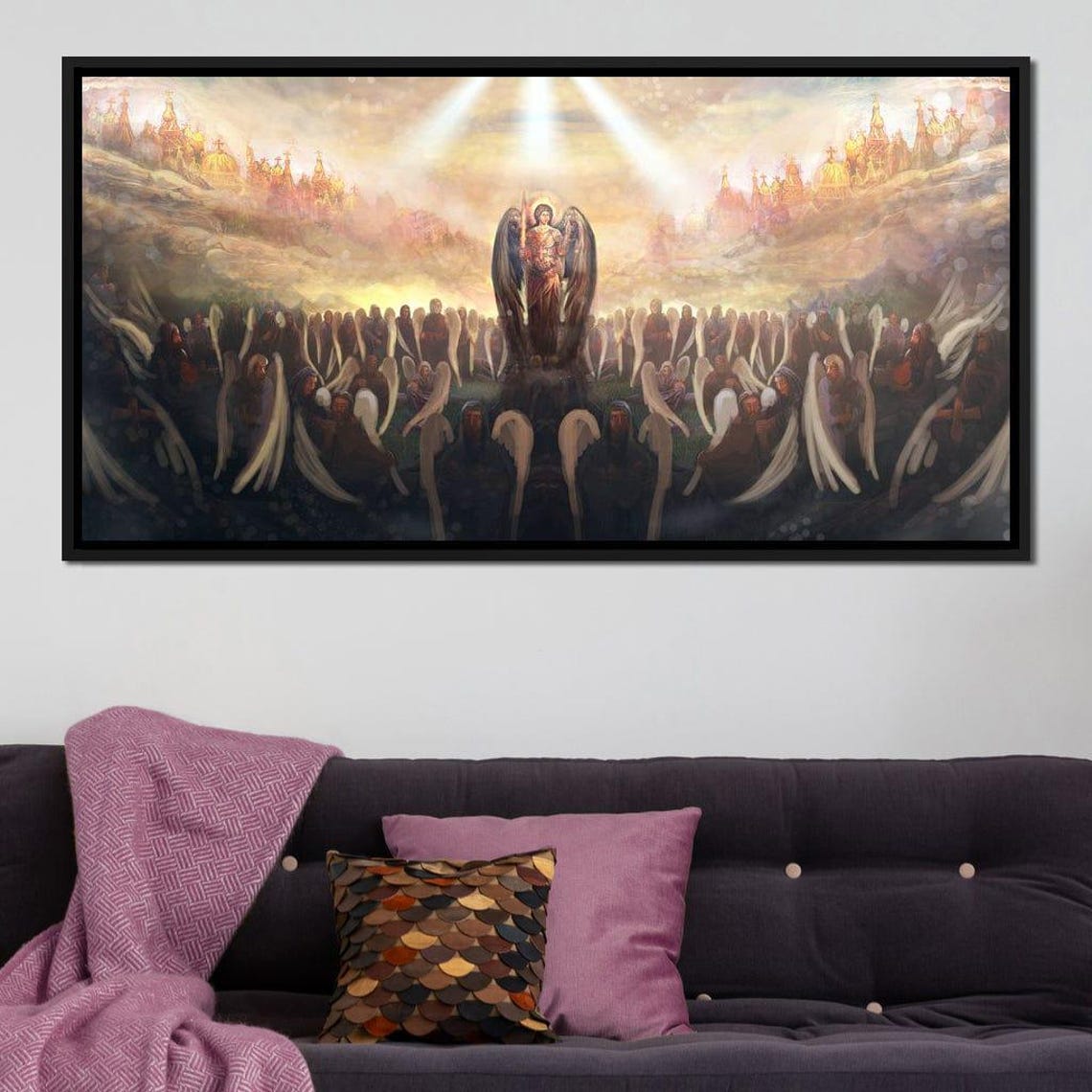 Archangel Michael Heavenly Angels Spiritual Christian Art Poster - Image 3