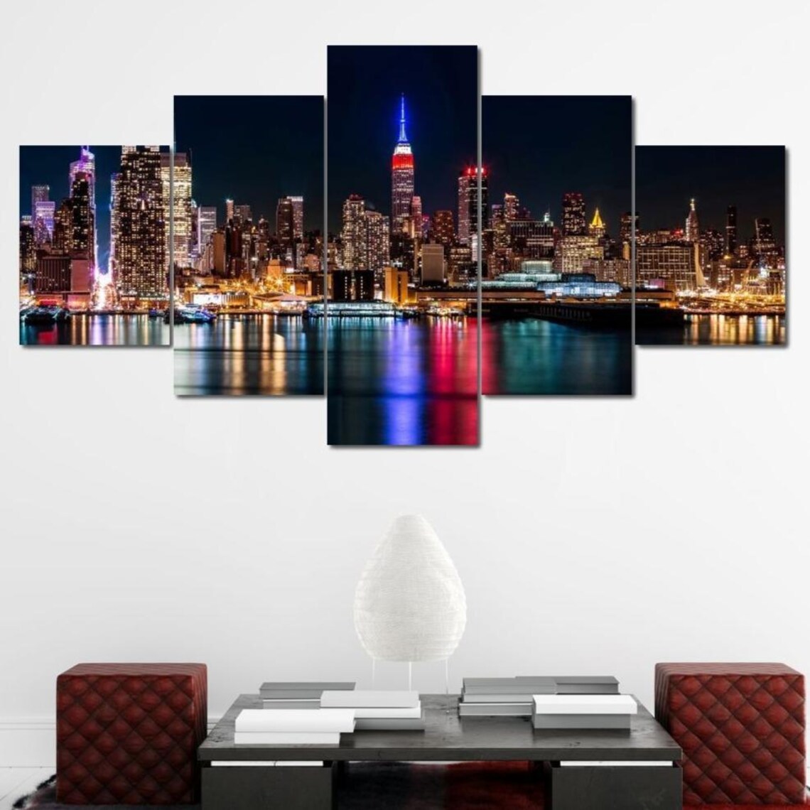 New York City Skyline, Cityscape Art Print