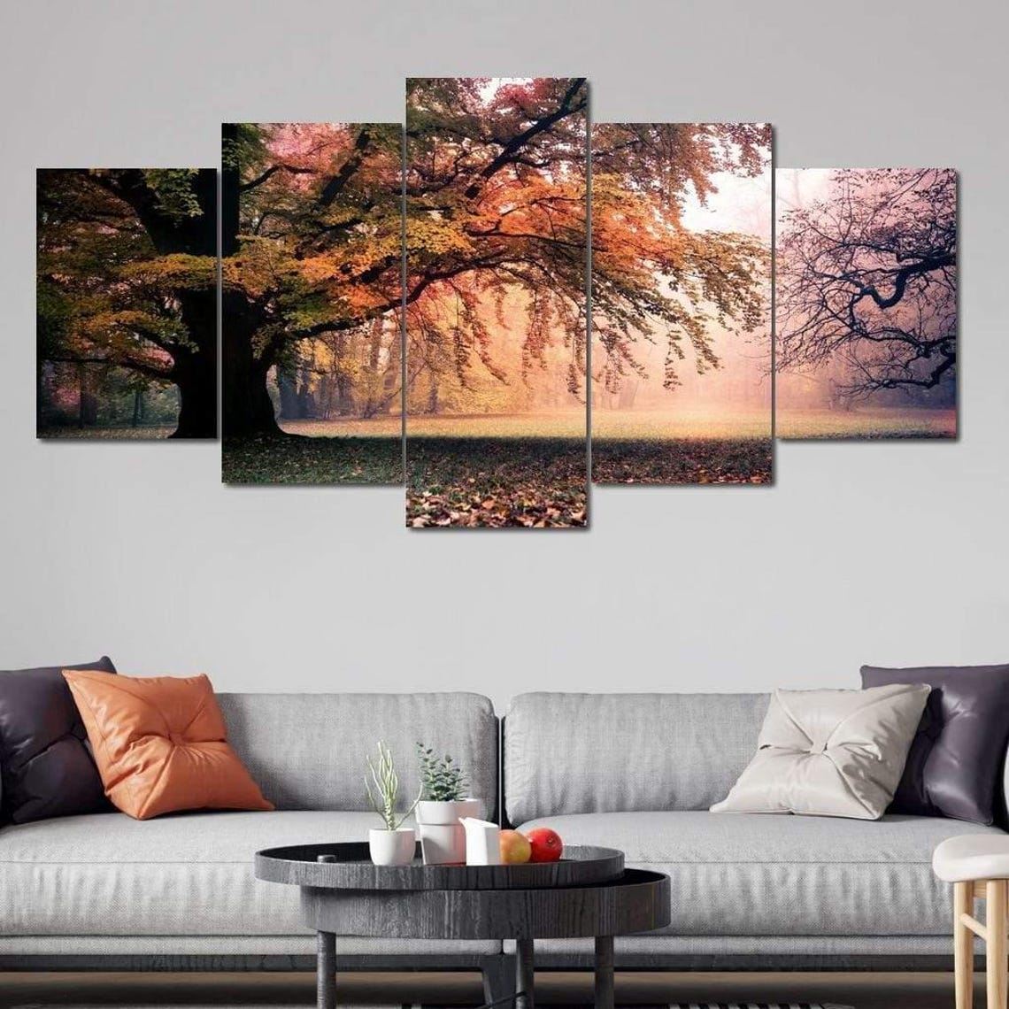 Falling Leaves Botanical Art Print
