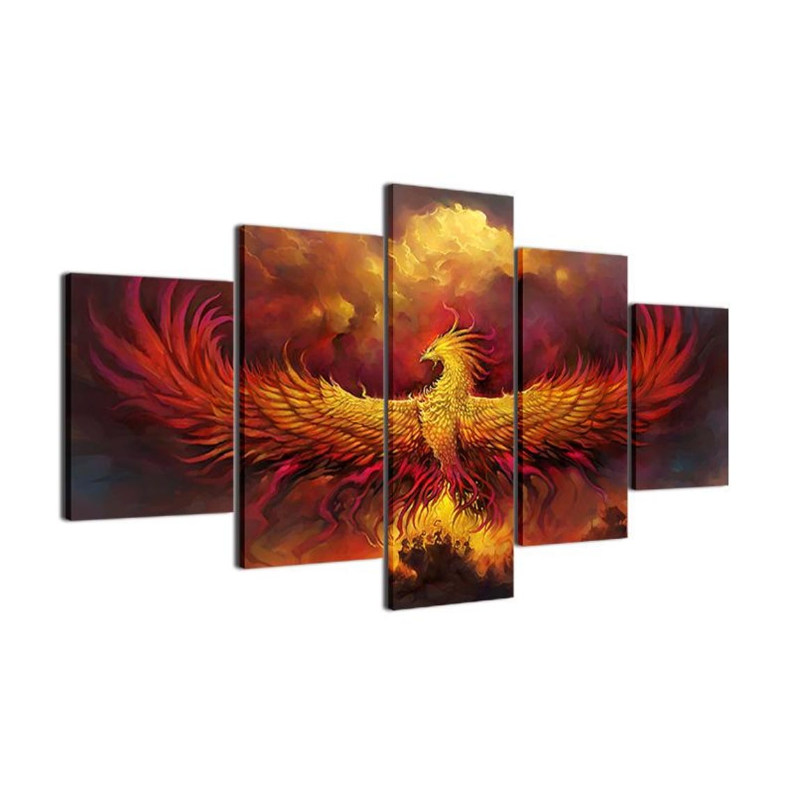 The Phoenix Mythical Bird Art Print - Image 3