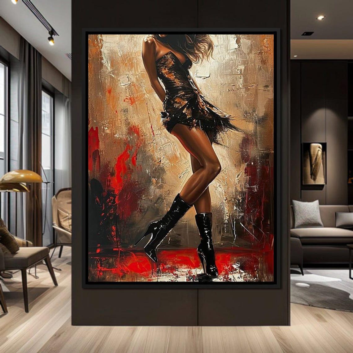 Alluring Legs - Rhythmic Art Print - Image 3